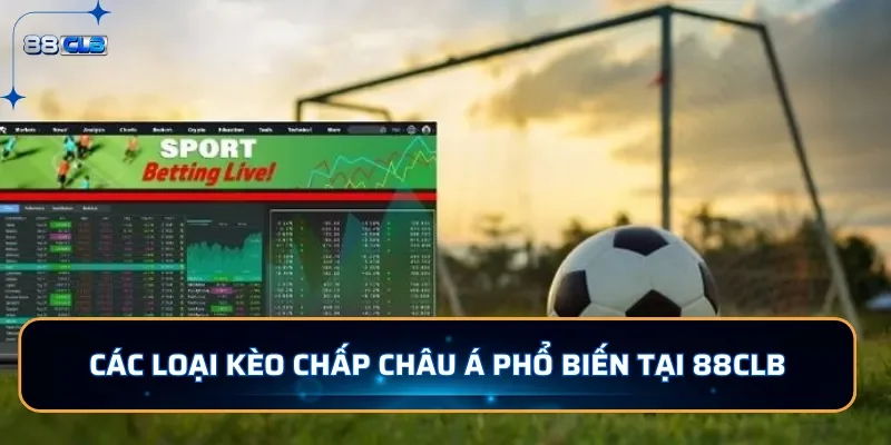 Kèo Châu Á 88CLB - Cá Cược Hàng Đầu Cho Người Yêu Bóng Đá 3 Các loại cược kèo Châu Á phổ biến tại 88CLB
