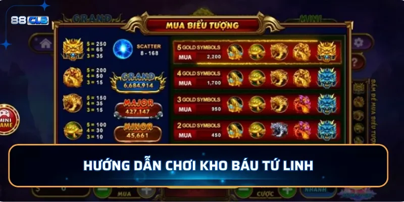 Nổ Hũ Kho Báu Tứ Linh 88CLB Hành Trình Săn Thưởng Đầy Hấp Dẫn 3 Hướng dẫn chơi nổ hũ Kho Báu Tứ Linh cho thành viên 88CLB