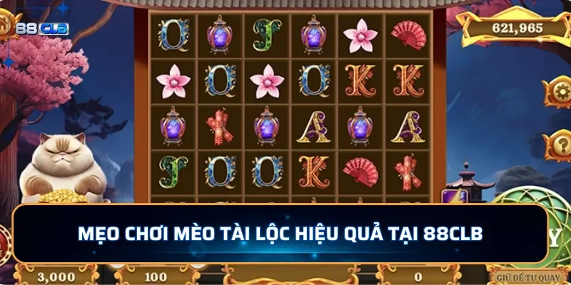 Nổ hũ Mèo Tài Lộc 88CLB Với Jackpot Khổng Lồ Cho Tân Thủ 4 Mẹo chơi Mèo Tài Lộc hiệu quả tại 88CLB